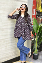 JAIPURI COTTON TUNIC |  V-Neck