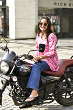 JAIPURI COTTON TUNIC |  V-Neck